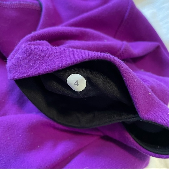 LULULEMON Wunder Under Crop Luon Leggings Tender Violet 4 - Picture 5 of 6